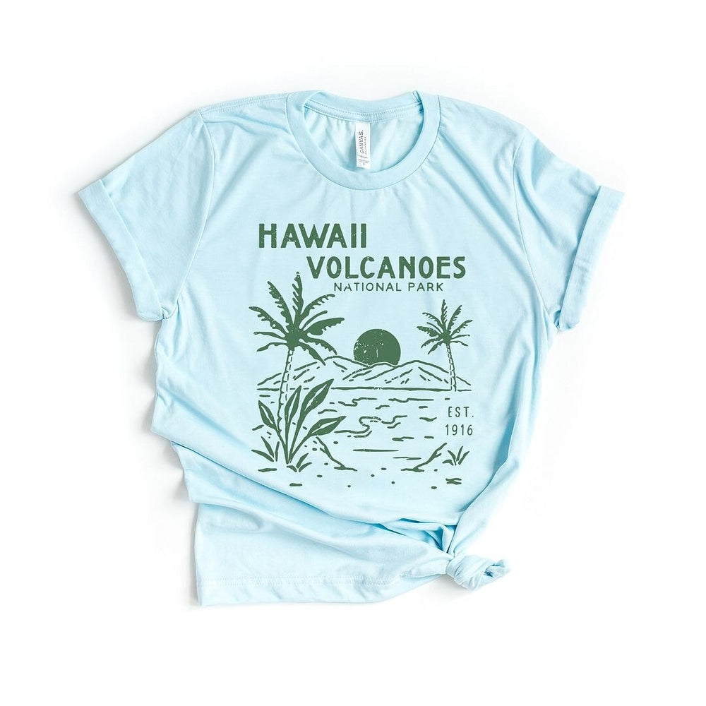 Hawaii Volcanoes Short Sleeve Crewnneck Tee