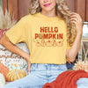 Hello Pumpkin Distressed Garment Dyed Tee