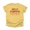 Hello Pumpkin Distressed Garment Dyed Tee