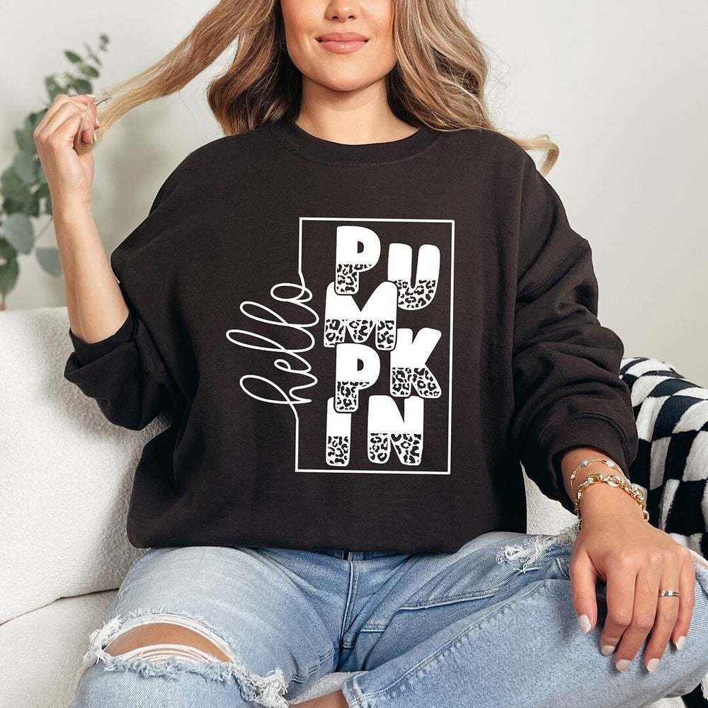 Hello Pumpkin Square Sweatshirt