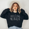 Hello Winter Trees Graphic Sweatshirt