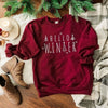 Hello Winter Trees Graphic Sweatshirt