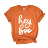 Hey Boo Cursive Short Sleeve Tee