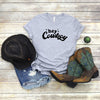 Hey Cowboy Stars Short Sleeve Crewnneck Tee