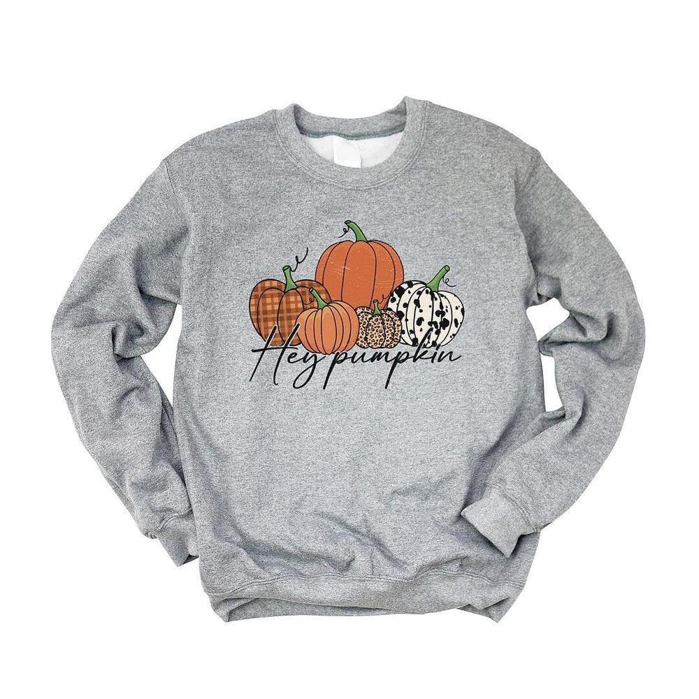 Hey Pumpkin Cursive Graphic Sweatshirt