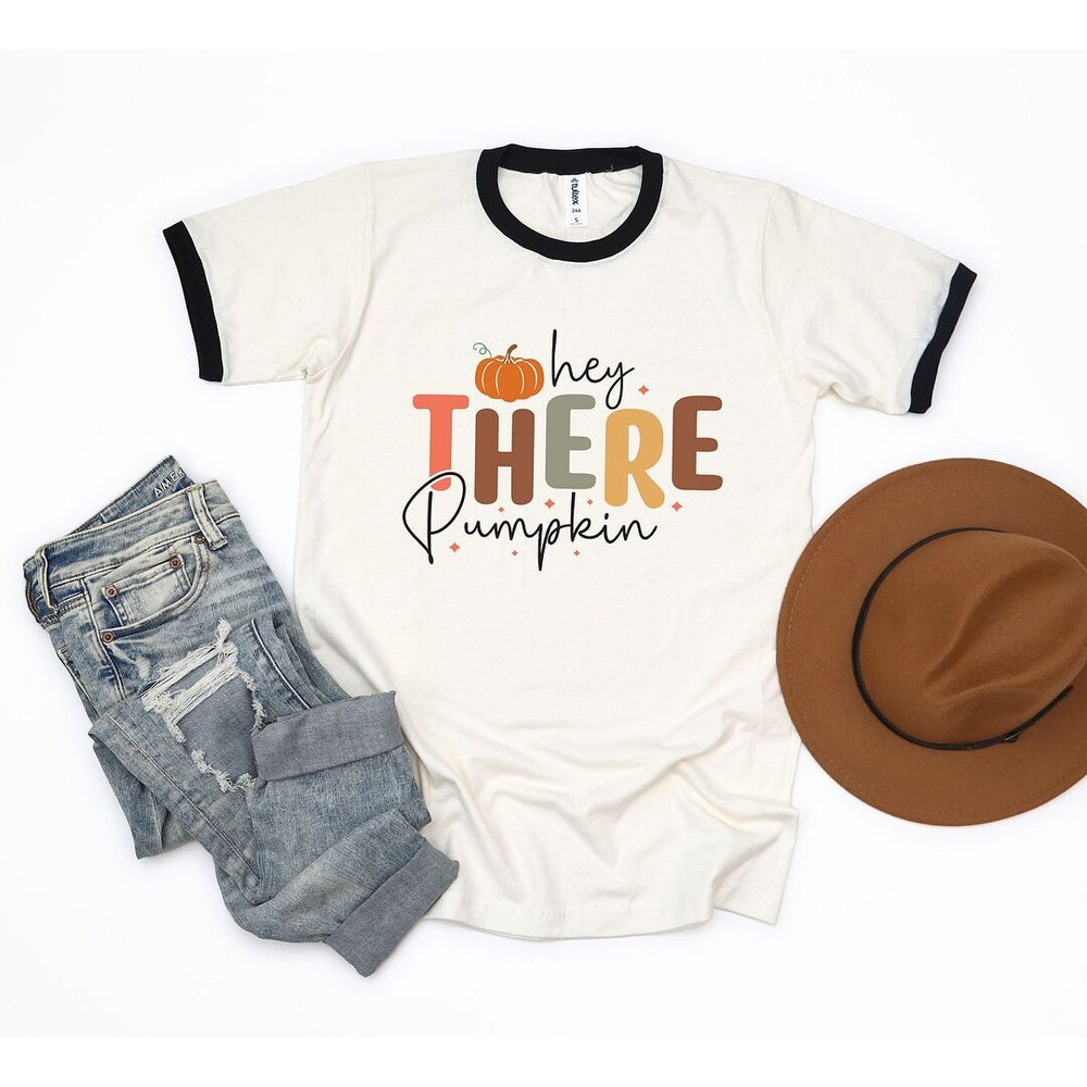 Hey There Pumpkin Ringer Tee