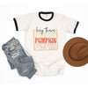 Hey There Pumpkin Stacked Ringer Tee