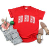 Ho Ho Ho Varsity Thick Outline Garment Dyed Tee