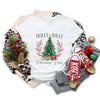 Holly Jolly Christmas Club Short Sleeve Crewnneck Tee