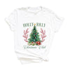 Holly Jolly Christmas Club Short Sleeve Crewnneck Tee