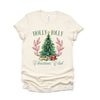 Holly Jolly Christmas Club Short Sleeve Crewnneck Tee