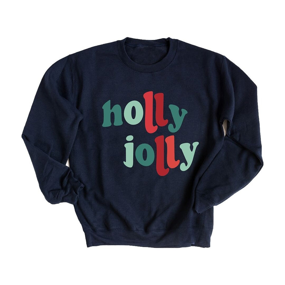 Holly Jolly Colorful Graphic Sweatshirt