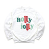 Holly Jolly Colorful Graphic Sweatshirt