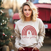 Holly Jolly Rainbow Graphic Sweatshirt