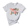 Holly Jolly Stars Short Sleeve Crewnneck Tee