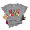 Holly Jolly Vibes Distressed Garment Dyed Tee