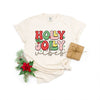 Holly Jolly Vibes Distressed Garment Dyed Tee