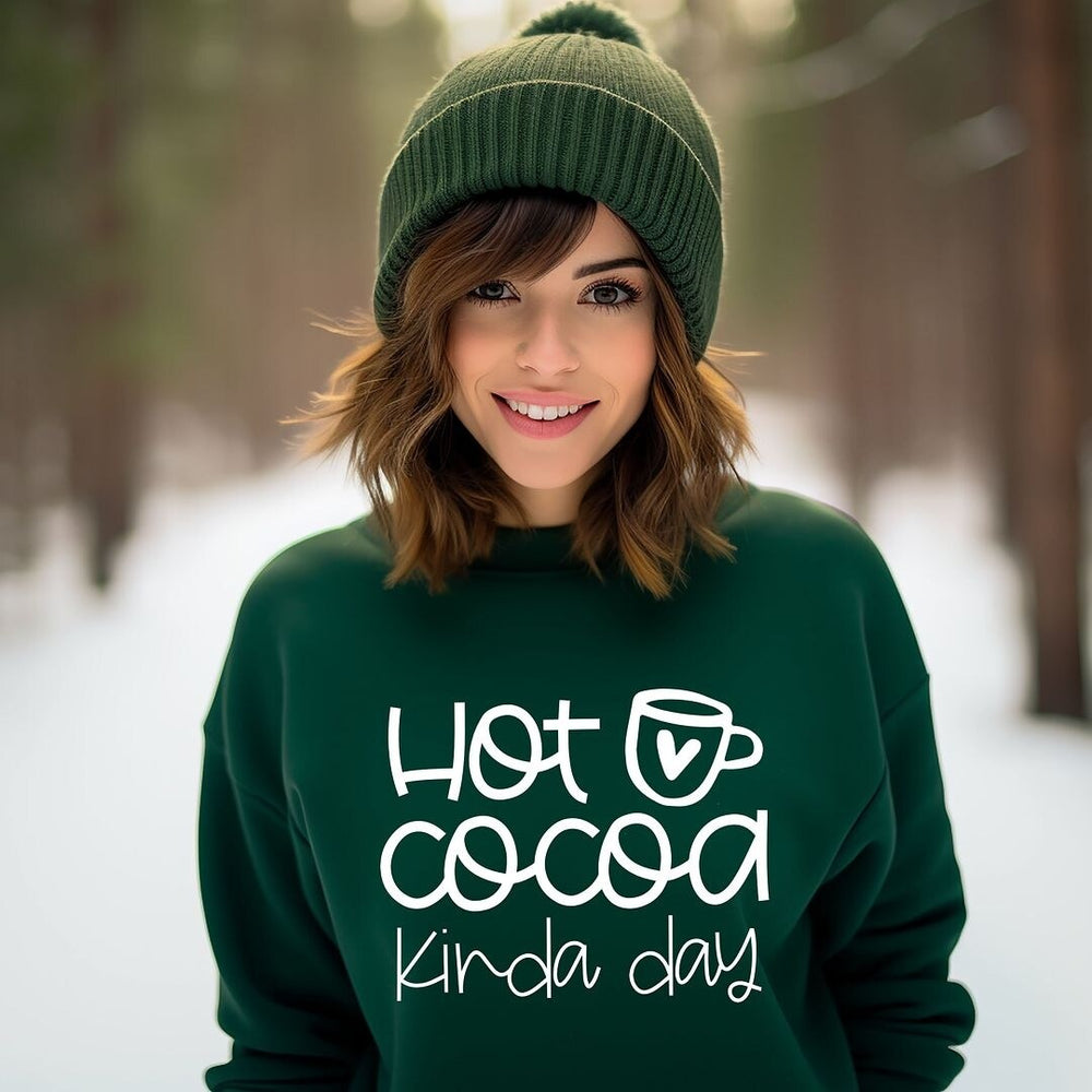 Hot Cococa Kinda Day Graphic Sweatshirt