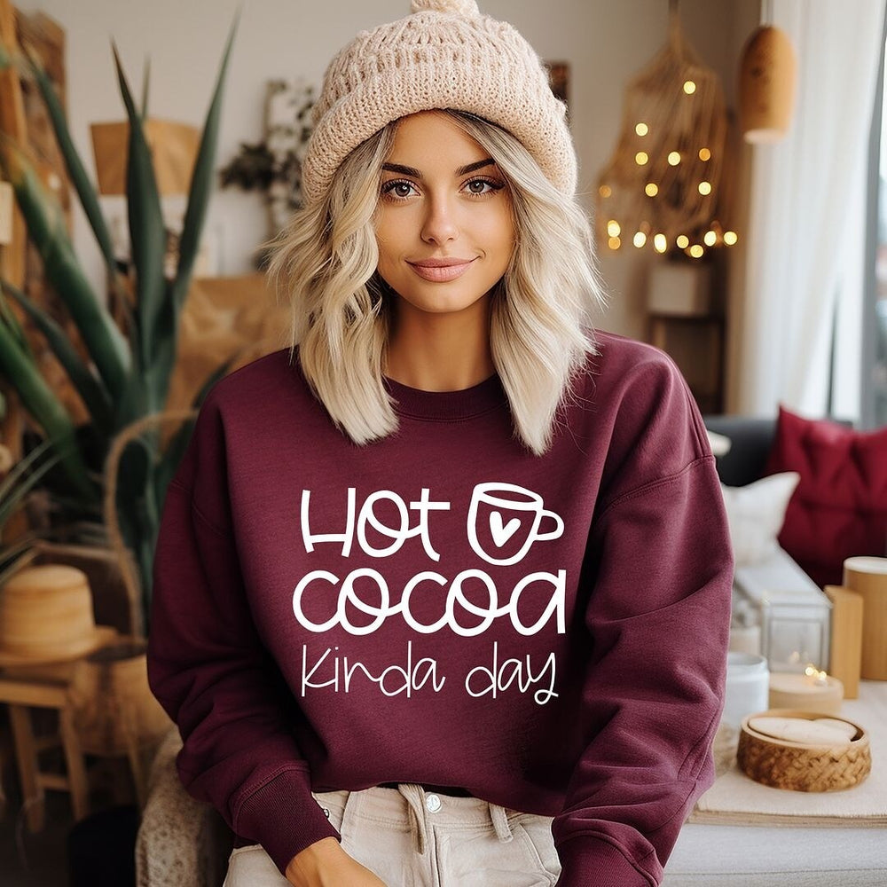 Hot Cococa Kinda Day Graphic Sweatshirt