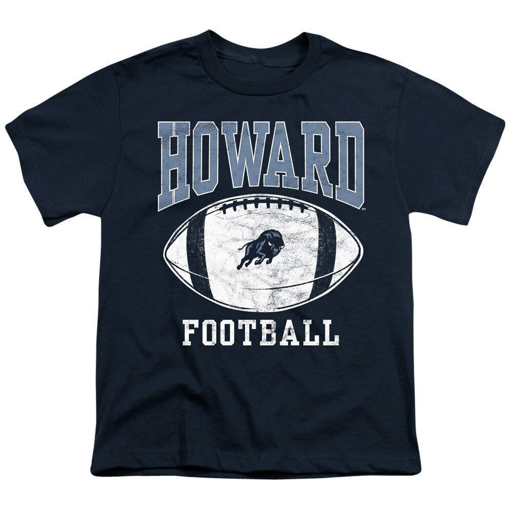 Howard University Football Ball Kids T Shirt for Youth Boys and Girls