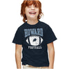 Howard University Football Ball Kids T Shirt for Youth Boys and Girls