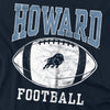 Howard University Football Ball Kids T Shirt for Youth Boys and Girls