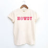 Howdy Smiley Face Garment Dyed Tee