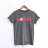 Howdy Smiley Face Garment Dyed Tee