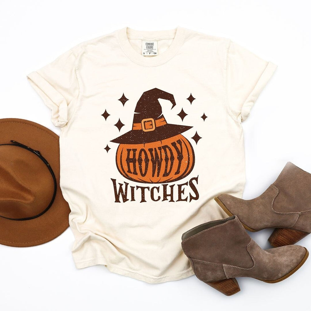 Howdy Witches Stars Garment Dyed Tee