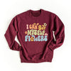 I Can Buy Myself Flowers Colorful Graphic Sweatshirt