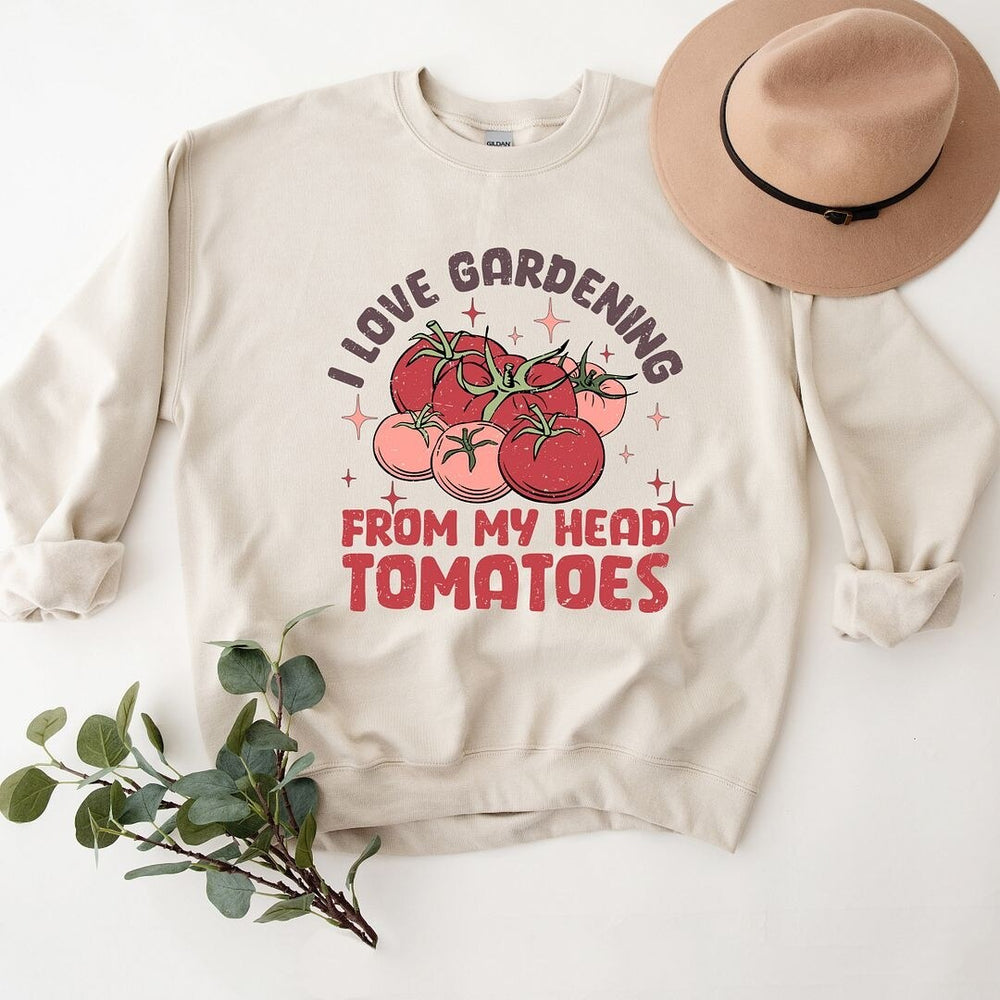 I Love Gardening Graphic Sweatshirt