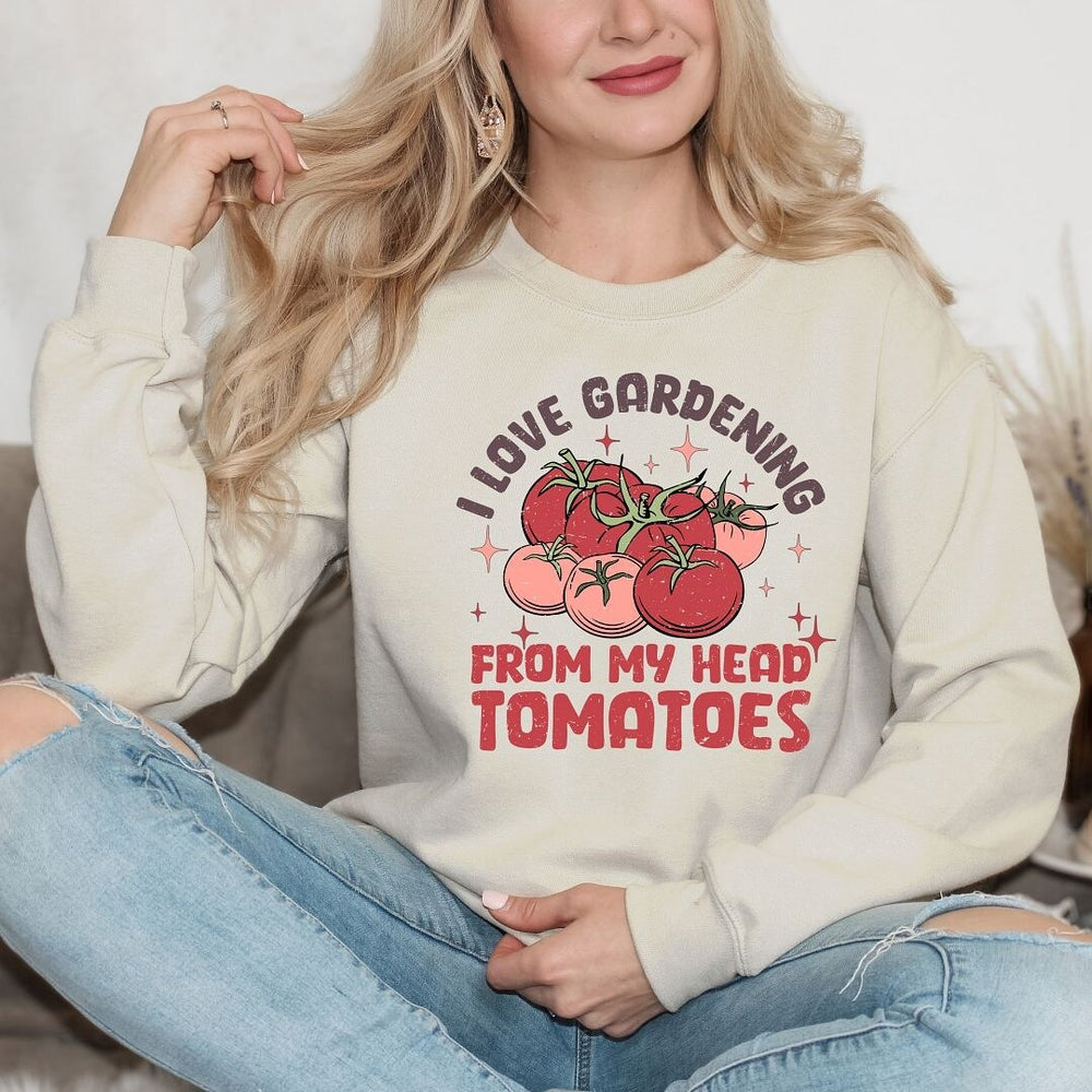 I Love Gardening Graphic Sweatshirt