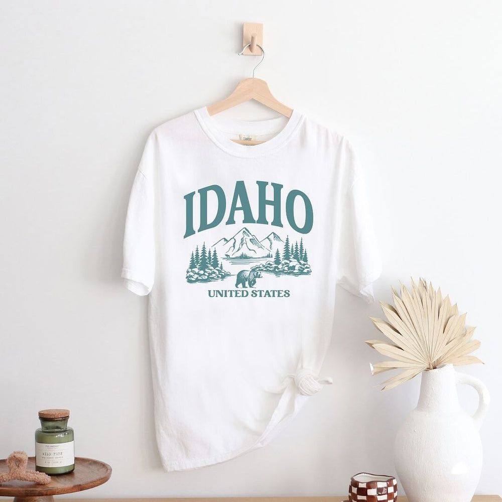 Idaho Forest Scene Garment Dyed Tee