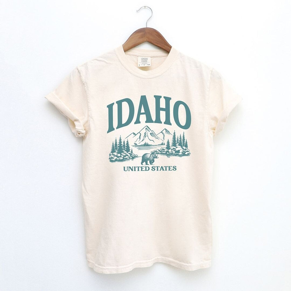 Idaho Forest Scene Garment Dyed Tee