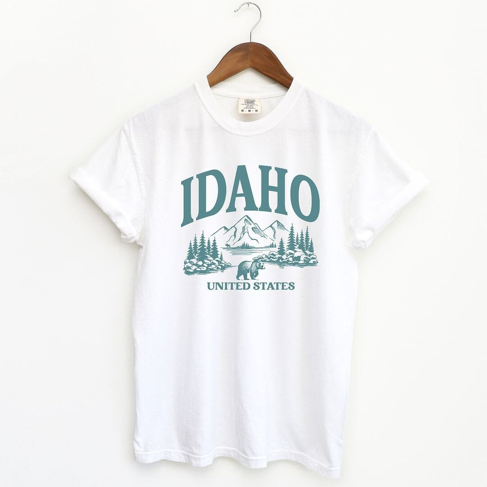 Idaho Forest Scene Garment Dyed Tee