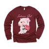 Indiana Girl Flower Long Sleeve Tee