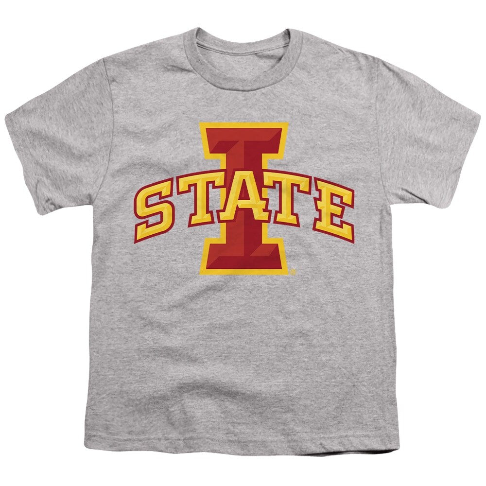 Iowa State University Distressed Primary Kids T Shirt for Youth Boys and Girls