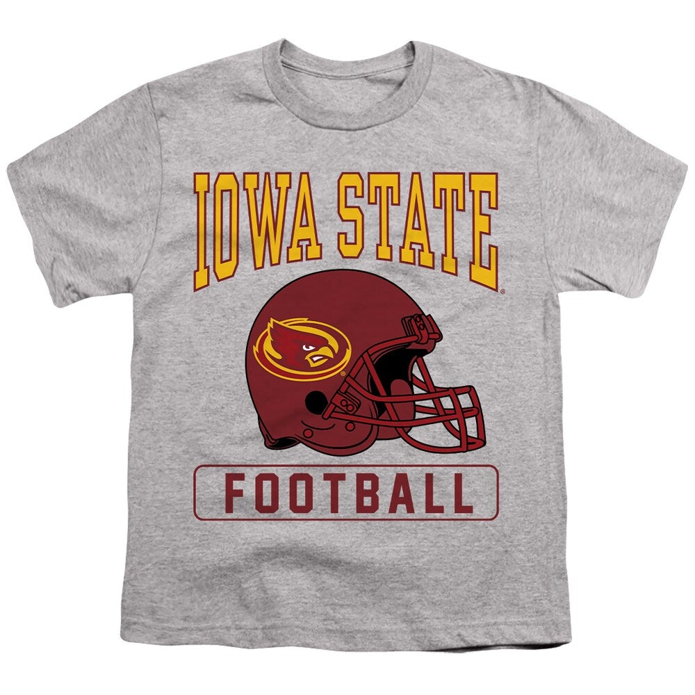 Iowa State University Football Helmet Kids T Shirt for Youth Boys and Girls