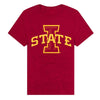 Iowa State University Primary Logo Unisex Adult Heathered Premium T Shirt