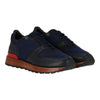 Isaia Mens Blue Sneaker