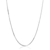 Italian Sterling Silver Snake Chain Necklace - White