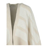 Jimmy Choo Logo Printed Wool Poncho