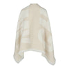 Jimmy Choo Logo Printed Wool Poncho