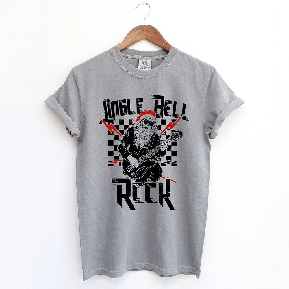 Jingle Bell Rock Santa Garment Dyed Tee