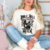 Jingle Bell Rock Santa Garment Dyed Tee