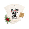 Jingle Bell Rock Santa Garment Dyed Tee