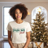 Jingle Bell Rock Stacked Short Sleeve Crewnneck Tee