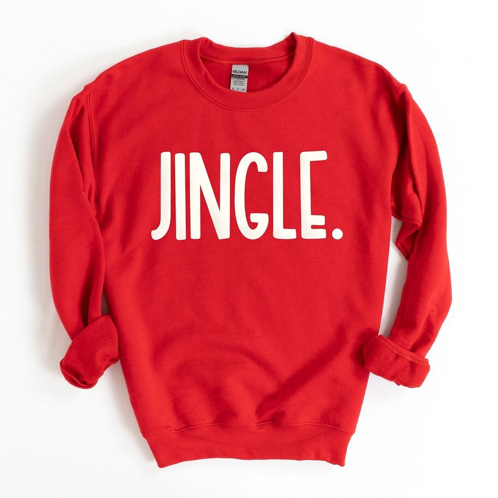 Jingle Bold Puff Print Graphic Sweatshirt