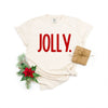 Jolly Bold Puff Print Garment Dyed Tee