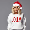 Jolly Bold Puff Print Graphic Sweatshirt